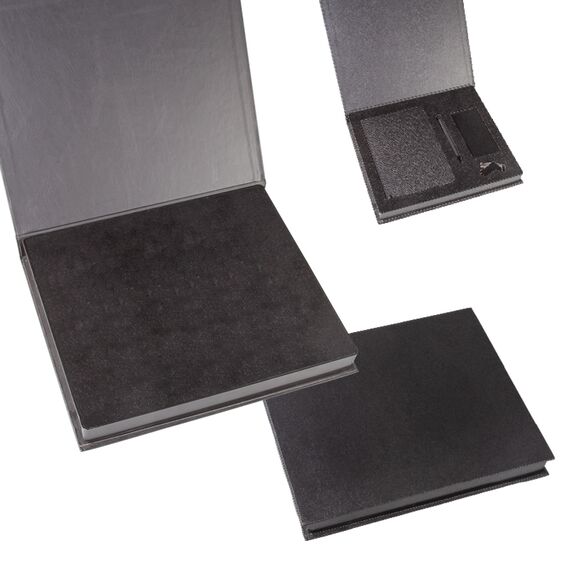 Promosyon AK-KT-303 315 x 270 x 35 mm Hediye Set Kutusu Siyah 