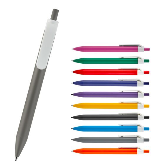 Promosyon AK-507-BK Plastik Tükenmez Kalem Siyah, Renk: Siyah , görsel 2