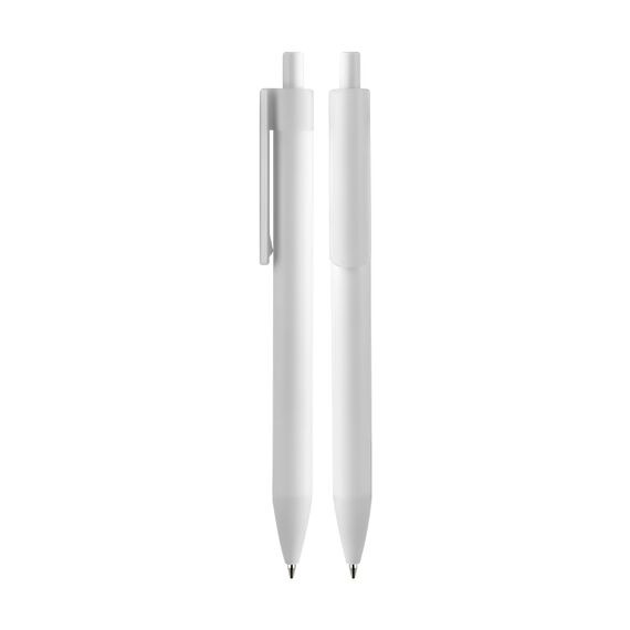 Promosyon AK-510 Plastik Tükenmez Kalem Beyaz, Renk: Beyaz 