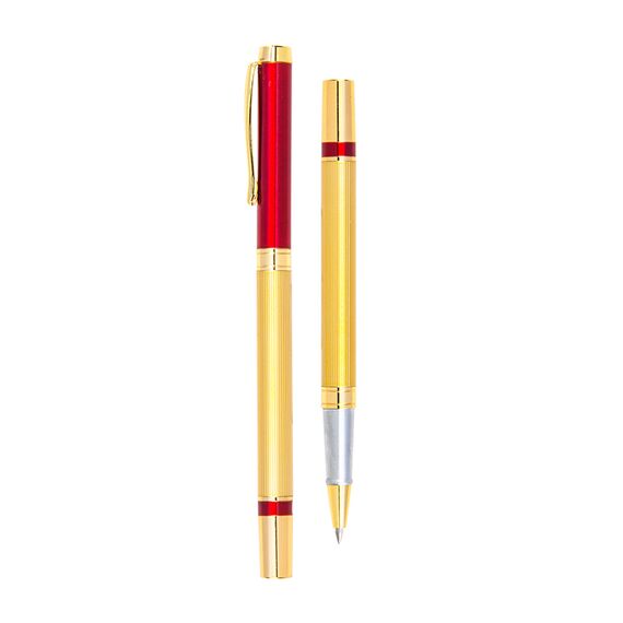 Promosyon AK-1101 Metal Roller Kalem Kırmızı, Renk: Kırmızı 
