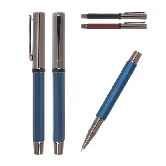 Promosyon AK-1103 Metal Roller Kalem Siyah, Renk: Siyah , görsel 2
