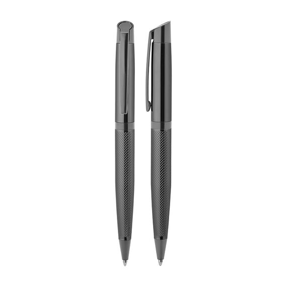 Promosyon AK-1111-T Metal Tükenmez Kalem Füme- Klips, Renk: Füme- Klips 