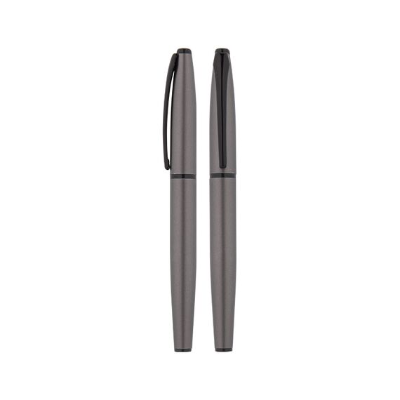 Promosyon AK-1208-R Metal Roller Kalem Gri, Renk: Gri 