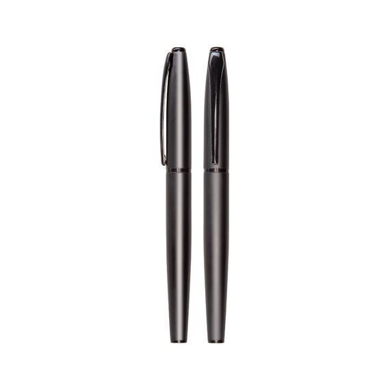 Promosyon AK-1208-R Metal Roller Kalem Siyah, Renk: Siyah 