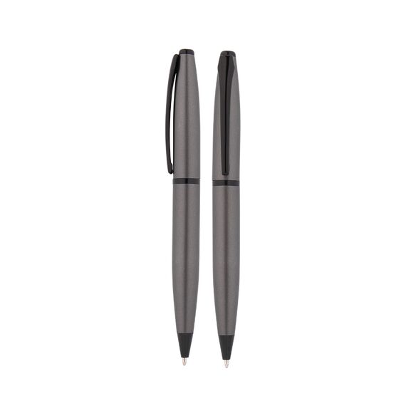 Promosyon AK-1208-T Metal Tükenmez Kalem Gri, Renk: Gri 