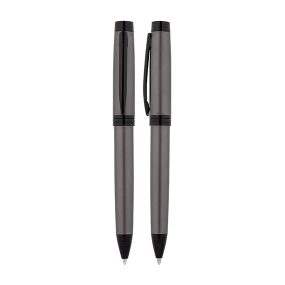 Promosyon AK-1216-T Metal Tükenmez Kalem Füme, Renk: Füme 