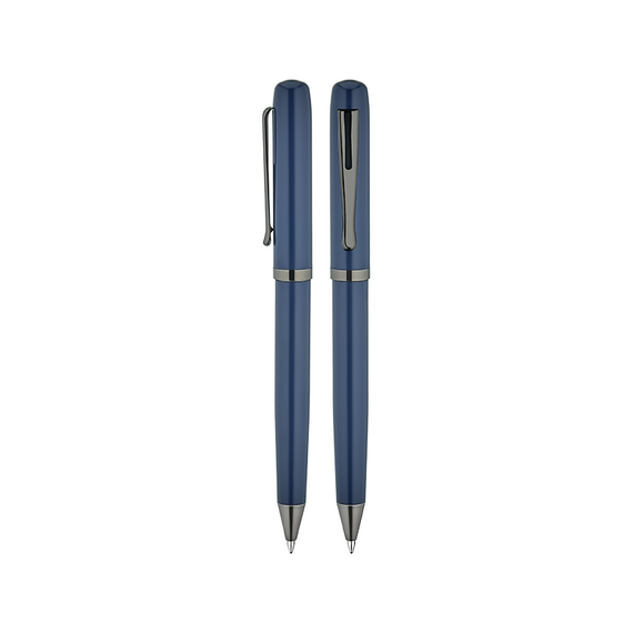Promosyon AK-1253-T Metal Tükenmez Kalem Lacivert, Renk: Lacivert 