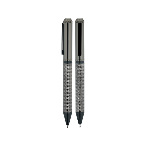 Promosyon AK-1254-T Metal Tükenmez Kalem Füme, Renk: Füme 