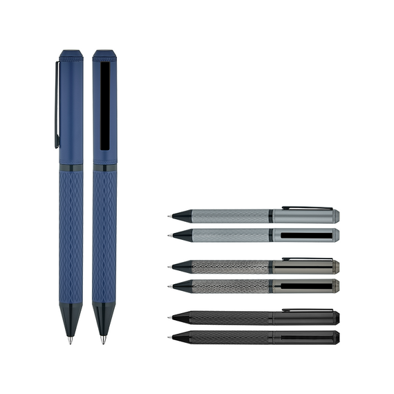 Promosyon AK-1254-T Metal Tükenmez Kalem Lacivert, Renk: Lacivert , görsel 2