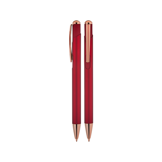 Promosyon AK-1330 Metal Tükenmez Kalem Kırmızı, Renk: Kırmızı 