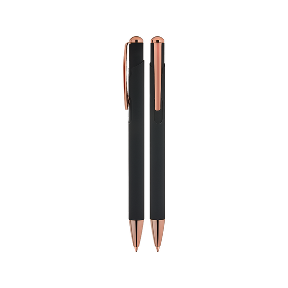Promosyon AK-1330 Metal Tükenmez Kalem Siyah, Renk: Siyah 