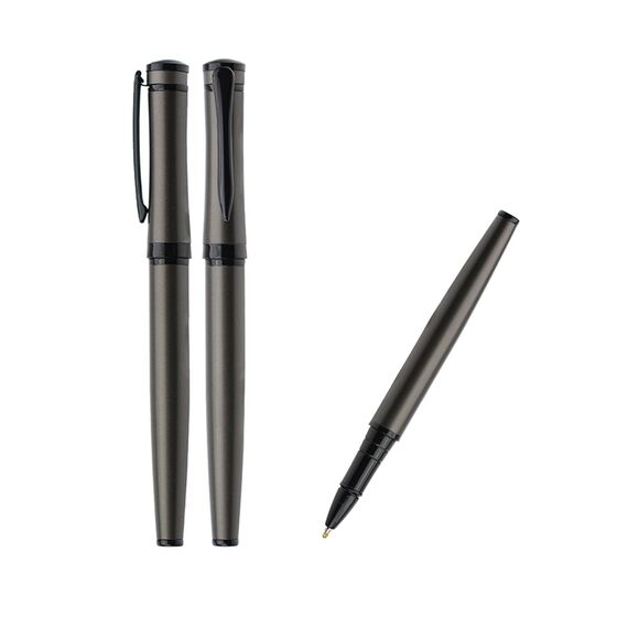 Promosyon AK-616-R Metal Roller Kalem Füme, Renk: Füme 