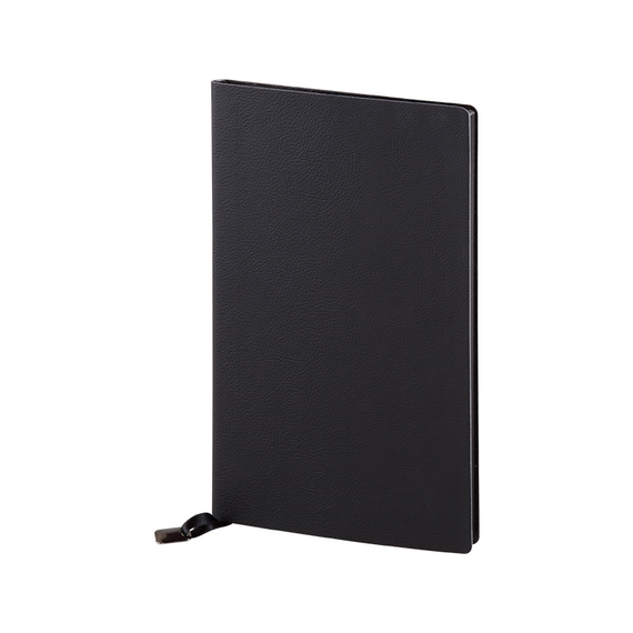 Promosyon AK-2280 13 x 21 Yumuşak Kapaklı Termo Deri Defter Siyah, Renk: Siyah 