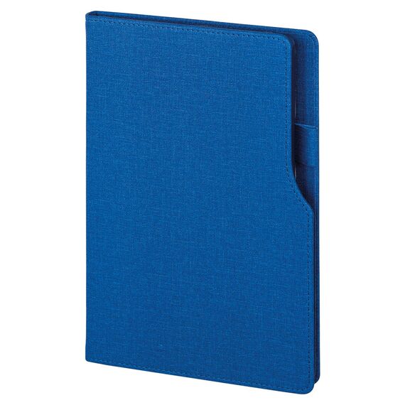Promosyon AK-2320 15 x 21 Termo Deri Defter (Ivory Kağıt) Mavi, Renk: Mavi 