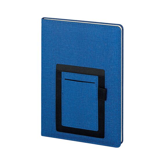 Promosyon AK-2420 15 x 21 Termo Deri Defter (Ivory Kağıt) Lacivert, Renk: Lacivert 