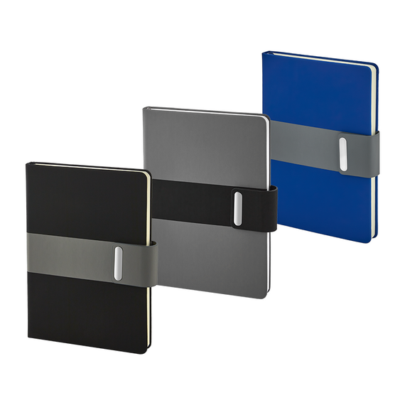 Promosyon AK-2426 15 x 21 Termo Deri Defter Gri, Renk: Gri , görsel 2