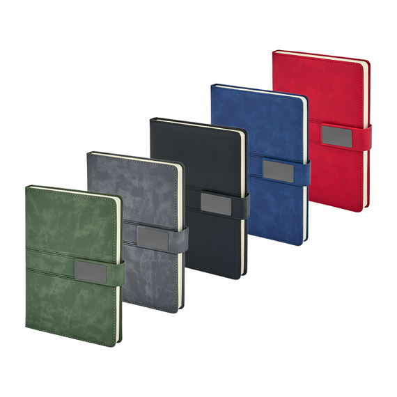 Promosyon AK-2441 15 x 21 Termo Deri Defter Gri, Renk: Gri , görsel 2