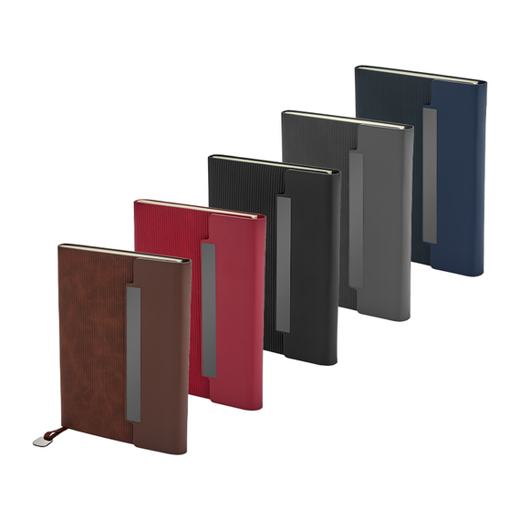 Promosyon AK-2444 15 x 21 Termo Deri Defter Gri, Renk: Gri , görsel 2