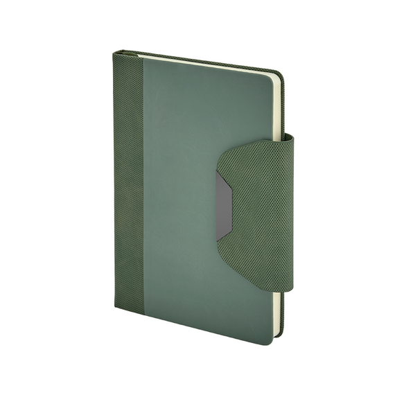 Promosyon AK-2445 15 x 21 Termo Deri Defter Yeşil, Renk: Yeşil 