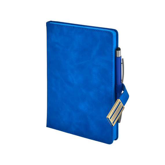 Promosyon AK-2448 15 x 21 Termo Deri Defter Mavi, Renk: Mavi , görsel 2