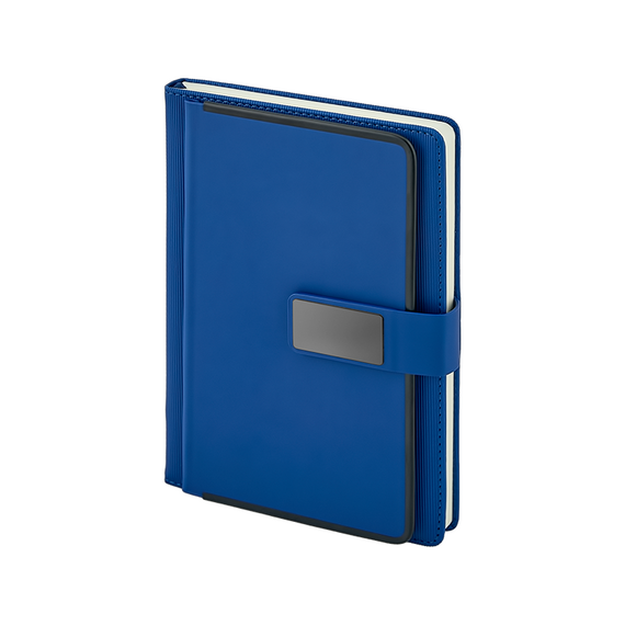 Promosyon AK-2452 15 x 21 Termo Deri Defter Lacivert, Renk: Lacivert 
