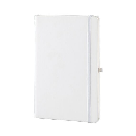 Promosyon AK-917 13 x 21 Termo Deri Defter (Ivory Kağıt) Beyaz, Renk: Beyaz 