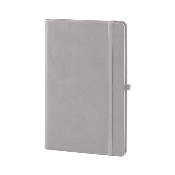 Promosyon AK-917 13 x 21 Termo Deri Defter (Ivory Kağıt) Gri, Renk: Gri 