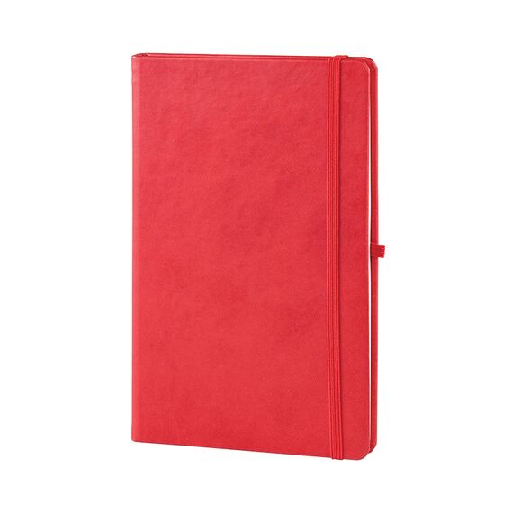 Promosyon AK-917 13 x 21 Termo Deri Defter (Ivory Kağıt) Kırmızı, Renk: Kırmızı 