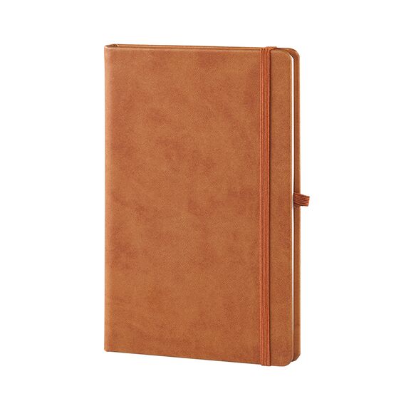Promosyon AK-917 13 x 21 Termo Deri Defter (Ivory Kağıt) Taba, Renk: Taba 