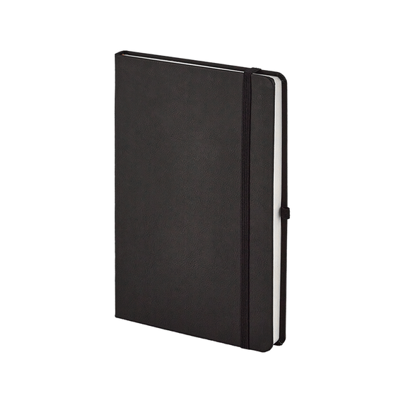 Promosyon AK-920-EKO 13 x 21 Termo Deri Defter (Holmen Kitap Kağıdı) Siyah, Renk: Siyah 