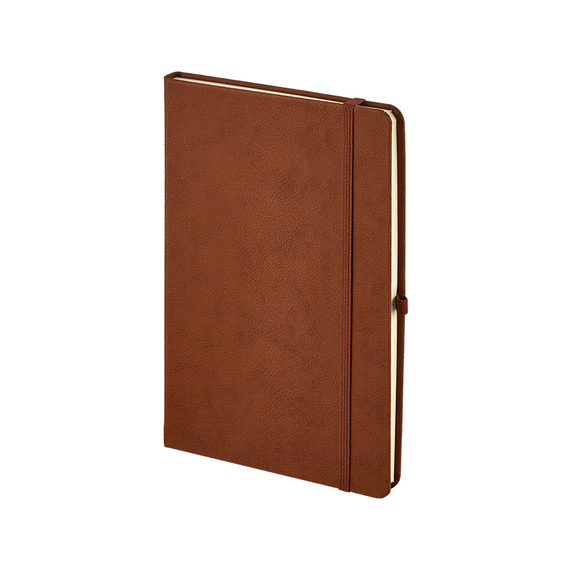 Promosyon AK-920-EKO 13 x 21 Termo Deri Defter (Holmen Kitap Kağıdı) Taba, Renk: Taba 