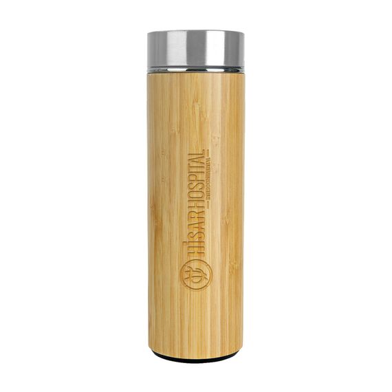 Promosyon AK-5316 Çelik Termos / 500 ml Bambu , görsel 5