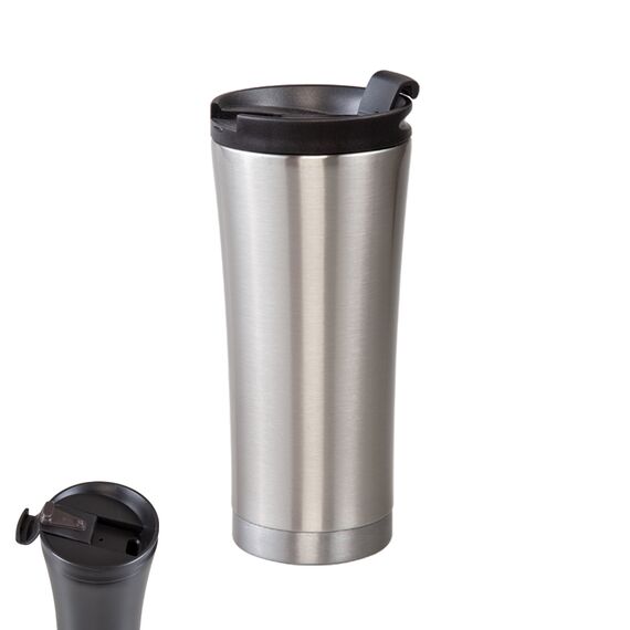 Promosyon AK-5336 Çelik Termos / 400 ml Krom, Renk: Krom 