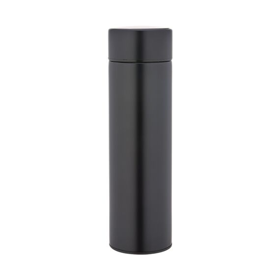Promosyon AK-5338 Dijital Süzgeçli Termos / 450 ml Siyah, Renk: Siyah 