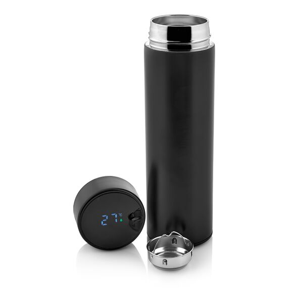 Promosyon AK-5338 Dijital Süzgeçli Termos / 450 ml Siyah, Renk: Siyah , görsel 4