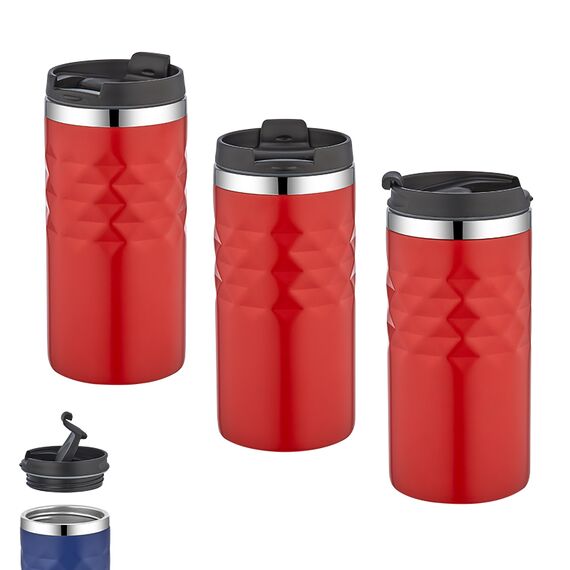 Promosyon AK-5340 Çelik Kupa / 300 ml Kırmızı, Renk: Kırmızı 