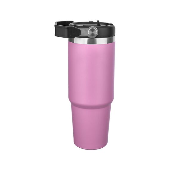 Promosyon AK-5342 Çelik Termos / 900 ml Pembe, Renk: Pembe , görsel 2