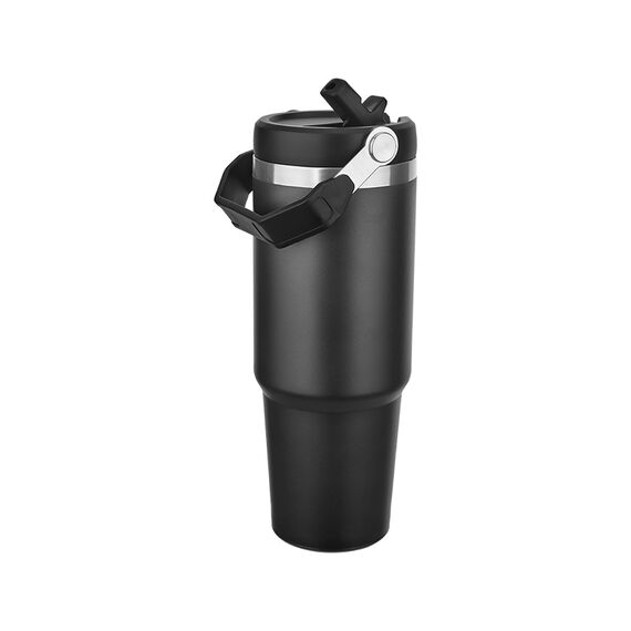 Promosyon AK-5342 Çelik Termos / 900 ml Siyah, Renk: Siyah , görsel 2