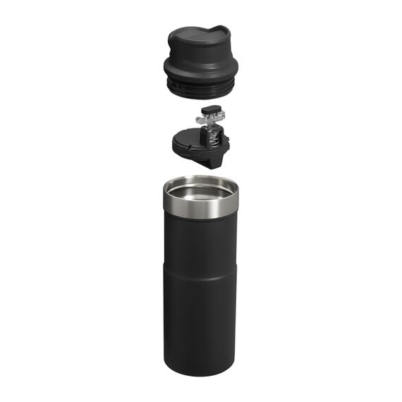 Promosyon AK-5347 Çelik Termos / 400 ml Siyah , görsel 4