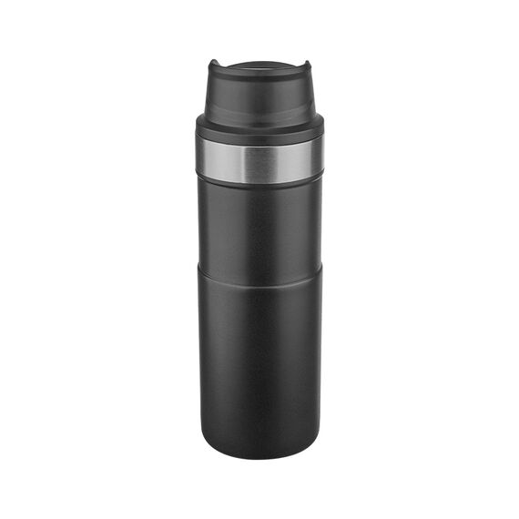 Promosyon AK-5347 Çelik Termos / 400 ml Siyah , görsel 2