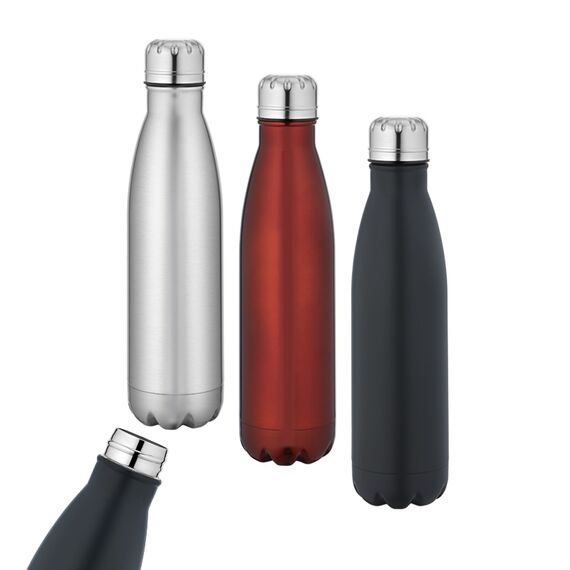 Promosyon AK-5551 Çelik Termos / 500 ml Kırmızı, Renk: Kırmızı , görsel 2