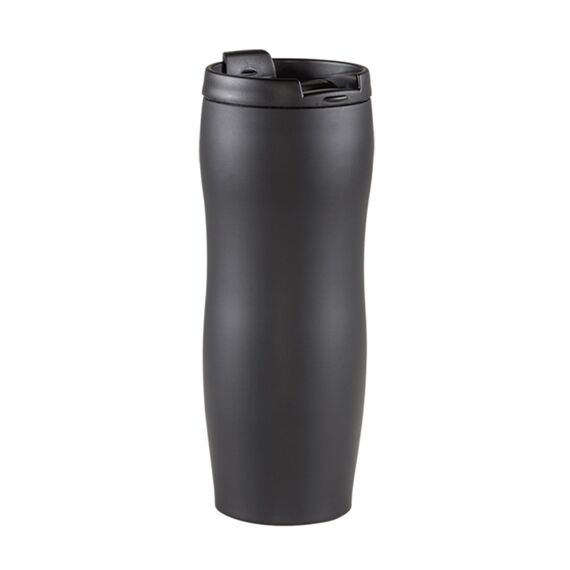 Promosyon AK-783 Çelik Kupa / 400 ml Siyah, Renk: Siyah 