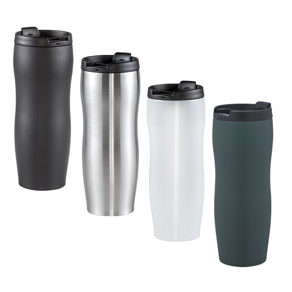 Promosyon AK-783 Çelik Kupa / 400 ml Siyah, Renk: Siyah , görsel 2
