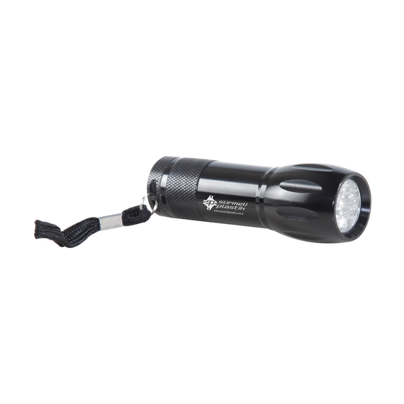 Promosyon AK-1206 9 LED - El Feneri Siyah, Renk: Siyah 