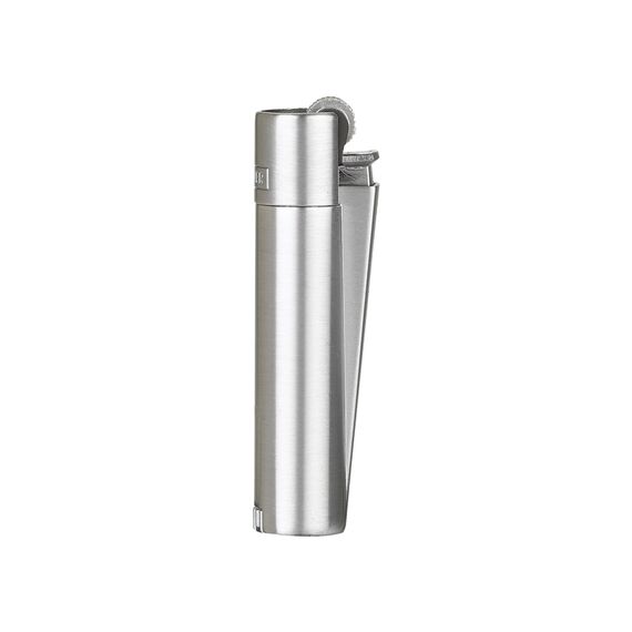 Promosyon AK-MT-101 Clipper Metal Siboplu Çakmak Saten-Silver 