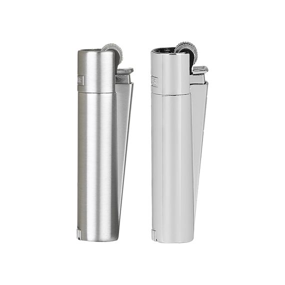 Promosyon AK-MT-101 Clipper Metal Siboplu Çakmak Saten-Silver , görsel 2