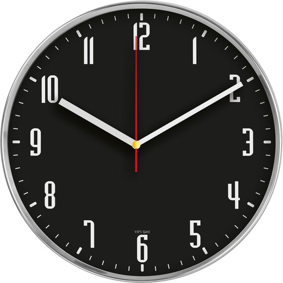 Promosyon ET-V30-930 Paslanmaz Metal Duvar Saati Ø 30 cm 