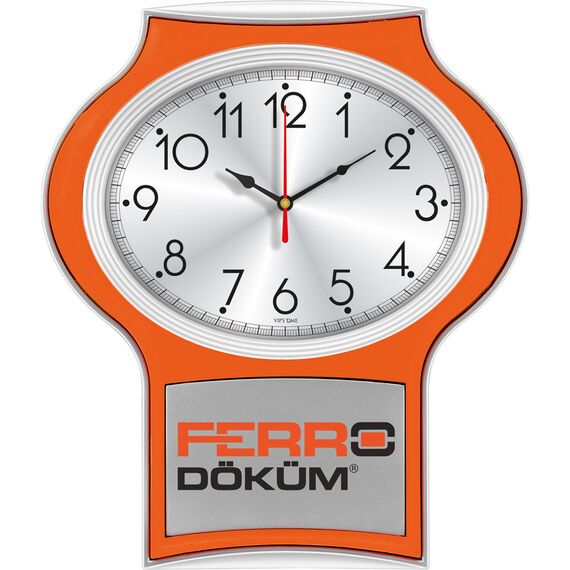 Promosyon ET-V30-520-T Plastik Duvar Saati 29 x 33 cm 