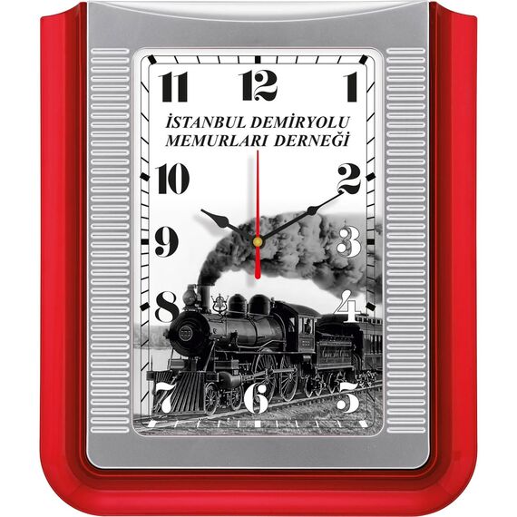 Promosyon ET-V30-521-K Plastik Duvar Saati 29 x 33,7 cm 