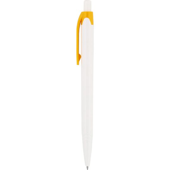 Promosyon ET-1506 Plastik Tükenmez Kalem Sarı, Renk: Sarı 